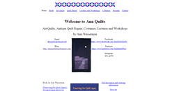 Desktop Screenshot of annquilts.com